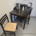 Kitchen Dining Table Set w/ Table, 4 Chairs